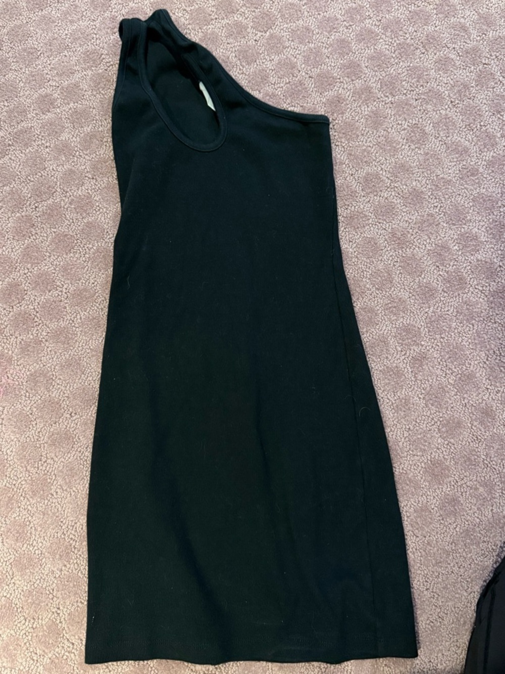 Emma & Sam Black One-Shoulder Women’s Dress